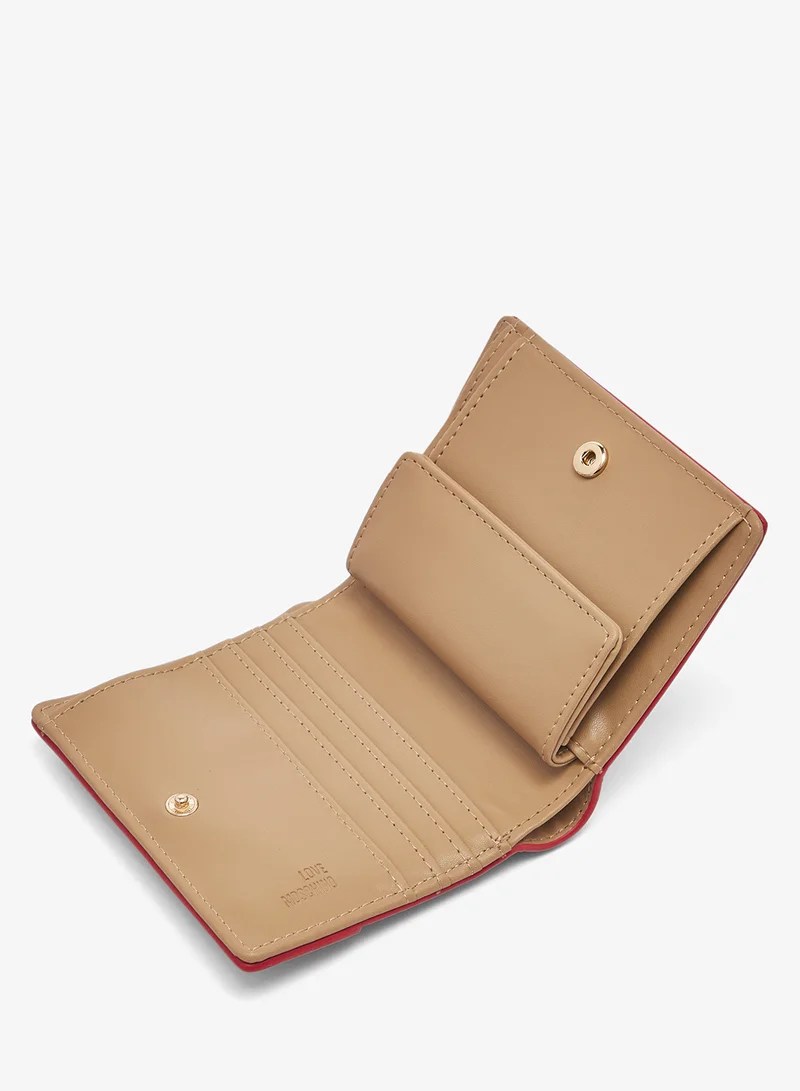 Love Moschino  Quilted PU Wallet for Women | Best Price UAE